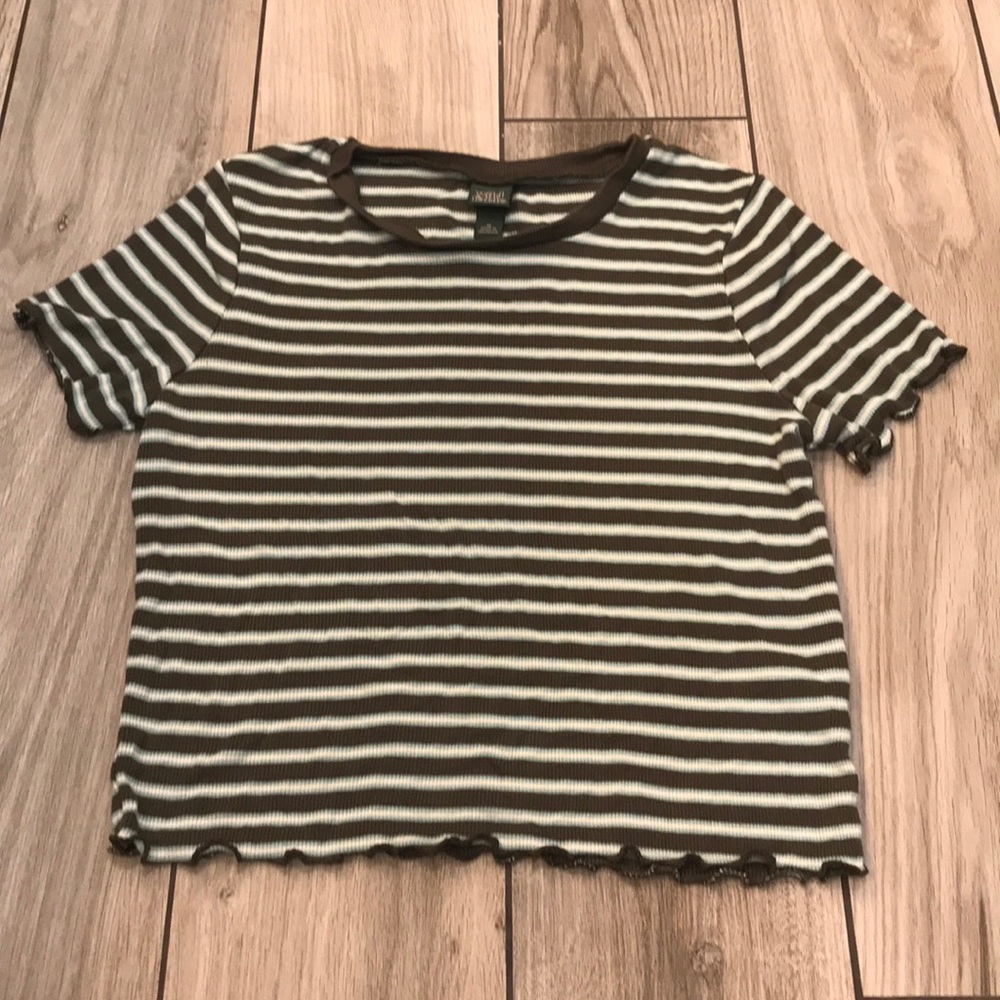 Striped t shirt, worn twice, not my vibe